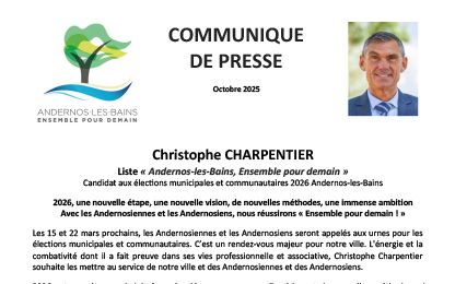 Communiqué de presse