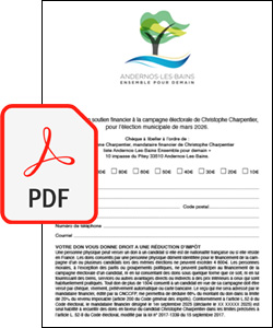 Faire un don à la liste Christophe Charpentier