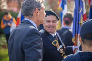 Cérémonie de commémoration de l’armistice du 11 novembre 1918, liste Andernos-les-Bains Ensemble pour demain © Clément Viala