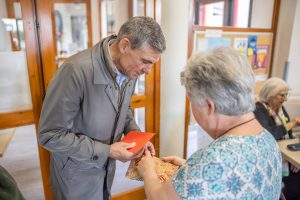 Visite à la résidence les Quinconces © Christophe Charpentier